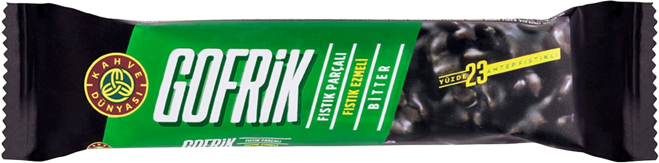 KAHVE DÜNYASI GOFRİK 33 GR BİTTER A.FISTIKLI