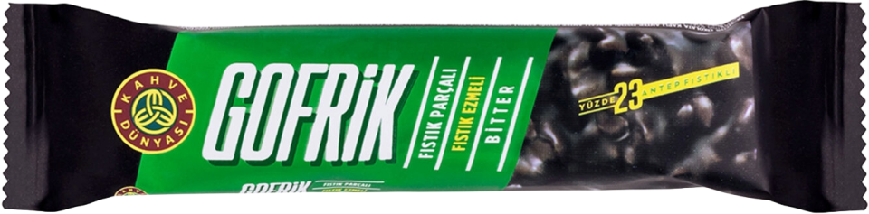 KAHVE DÜNYASI GOFRİK 33 GR BİTTER A.FISTIKLI