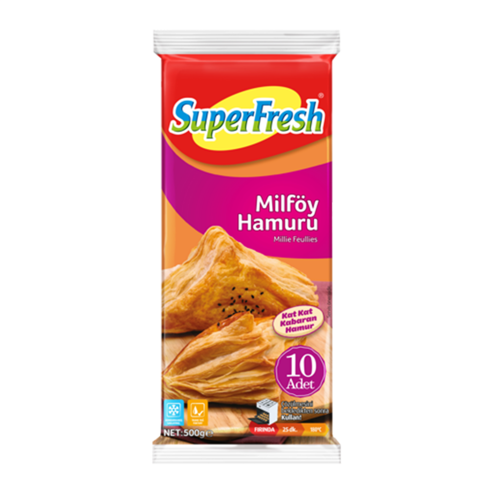 Süperfresh Milföy Hamuru 500 GR