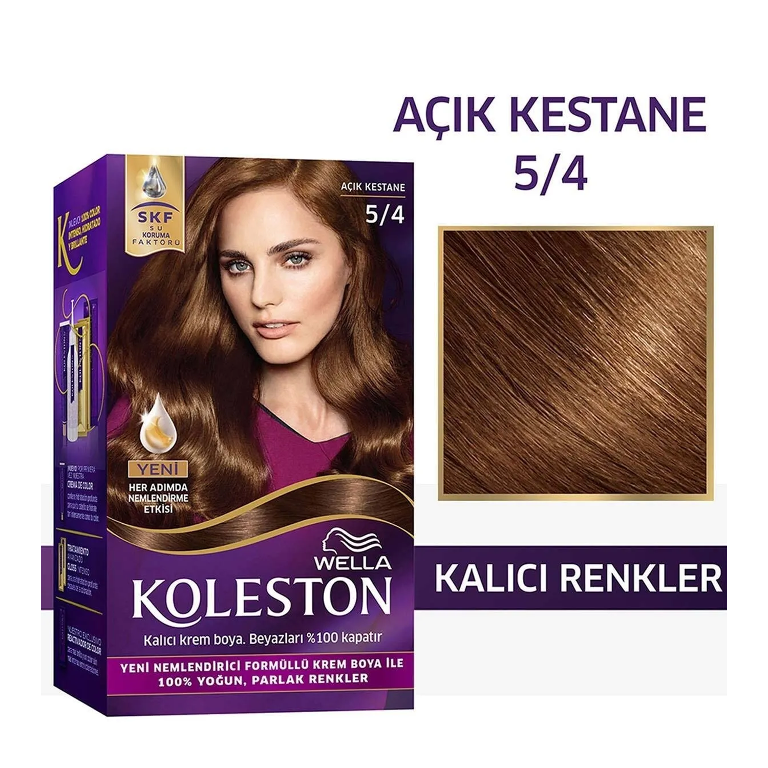 Koleston Kit Boya 5/4 Açık Kestane