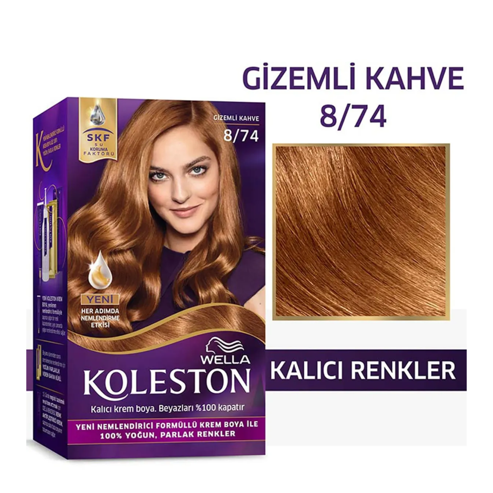 Koleston Kit Boya 8/74 Gizemli Kahve