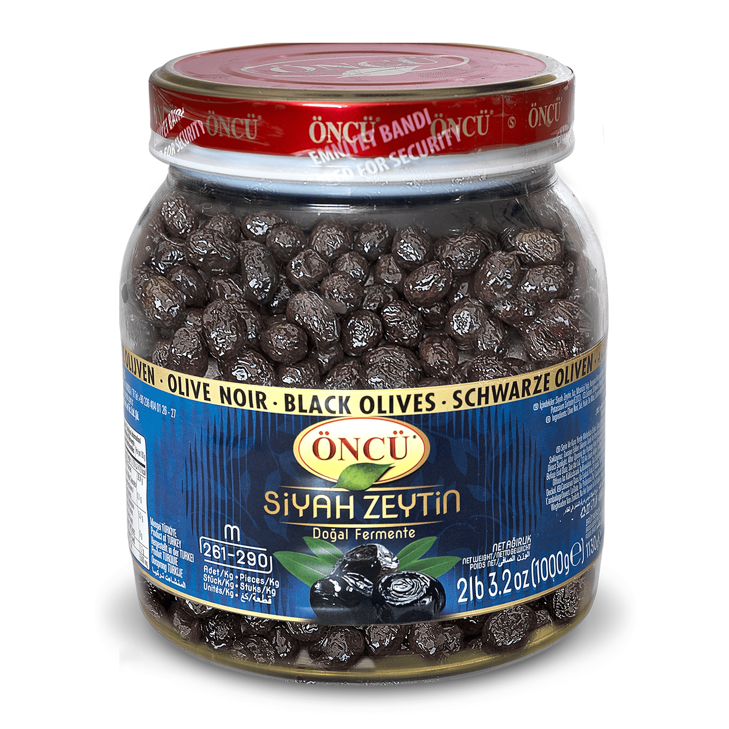 Öncü Siyah Zeytin M-S 1000 GR