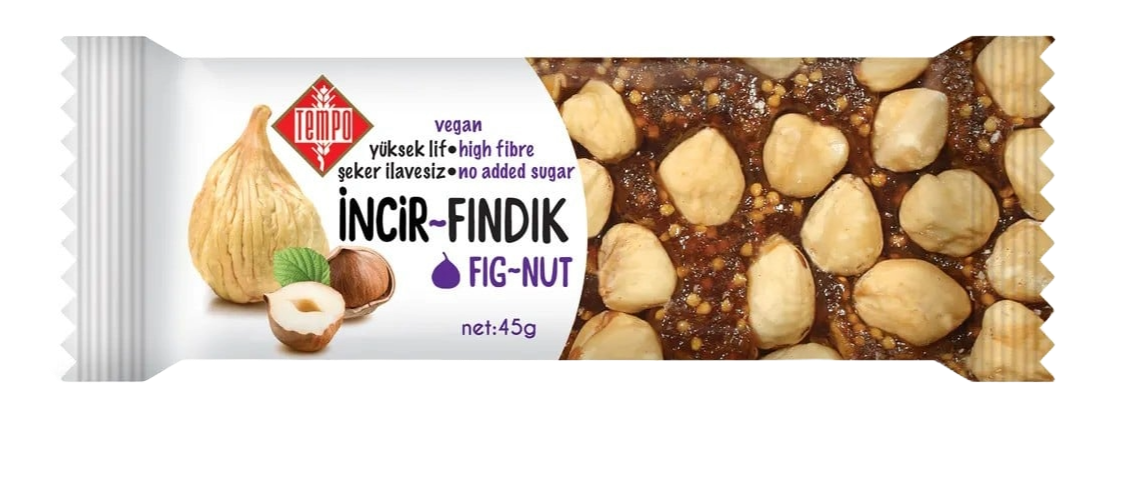 TEMPO İNCİR-FINDIK EZMESİ 45 GR