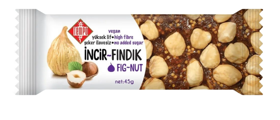 TEMPO İNCİR-FINDIK EZMESİ 45 GR