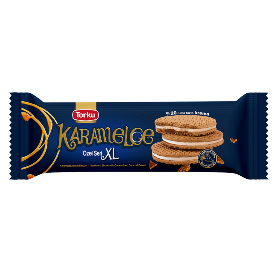 TORKU KARAMELCE KREMALI BİSKÜVİ 176 GR