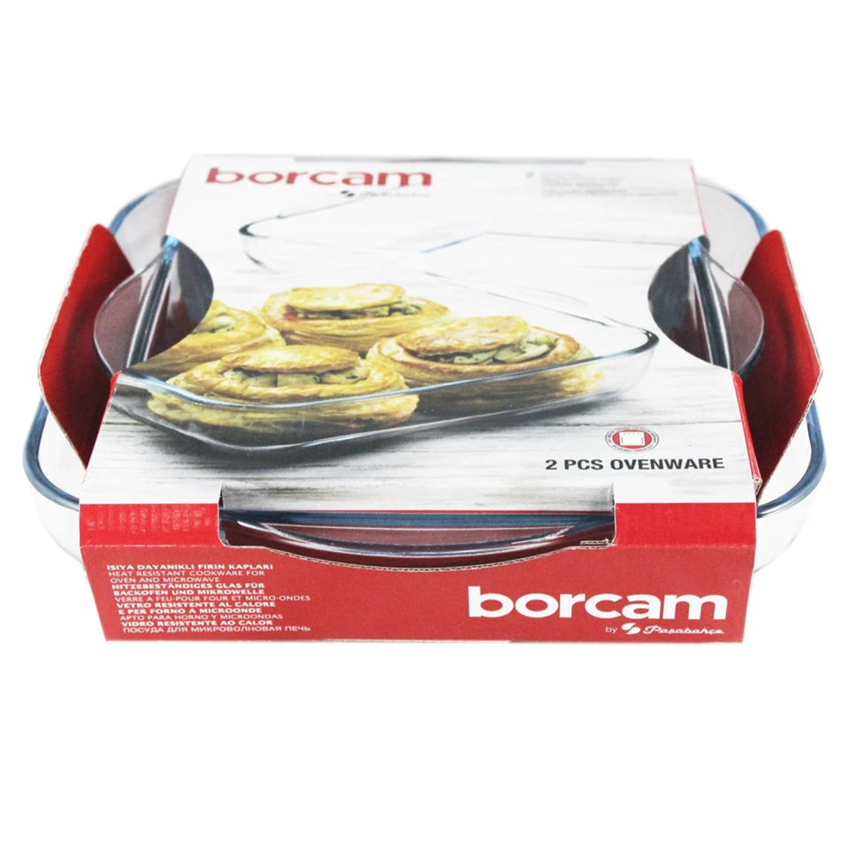 2 LI KARE TEPSI SETI (BORCAM)