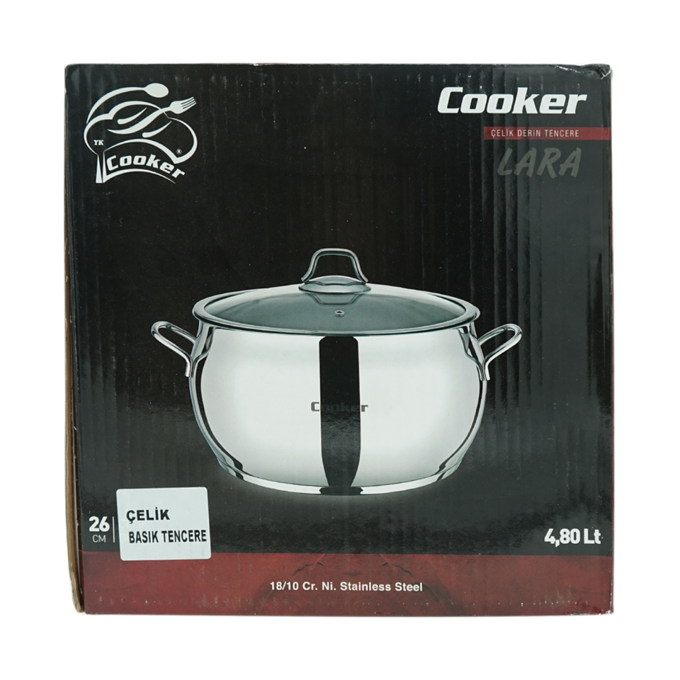 Cooker Lara 26 CM Karnıyarık Tencere