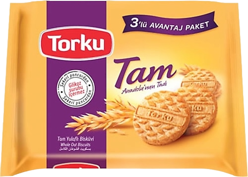 TORKU TAM YULAFLI BISKÜVI 3X125