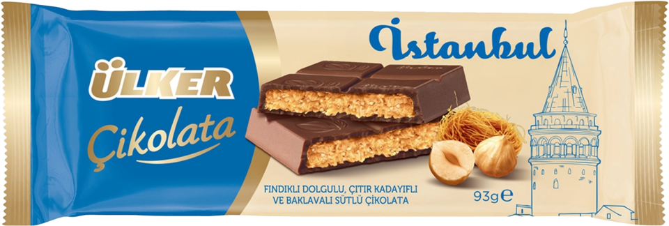 Ulker Cıkolata Istanbul Fındıklı 93 Gr