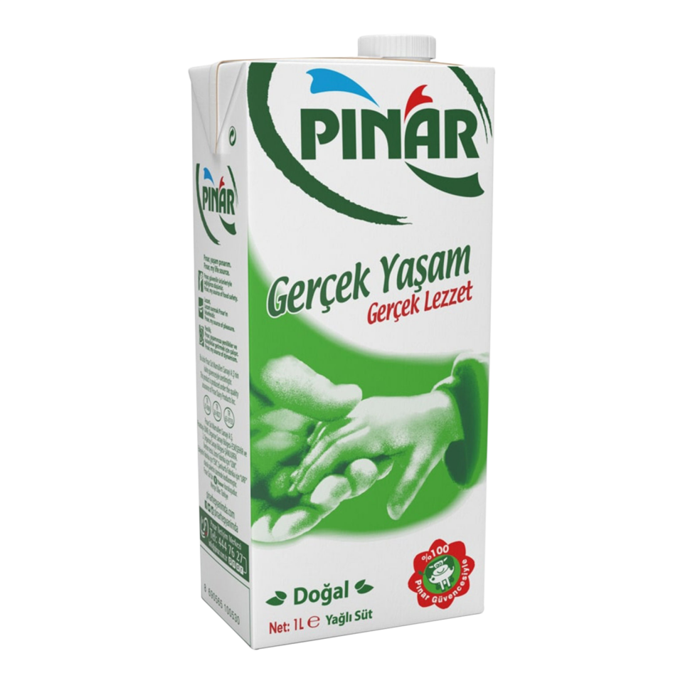 Pınar Süt Tam Yağlı %3 1 LT