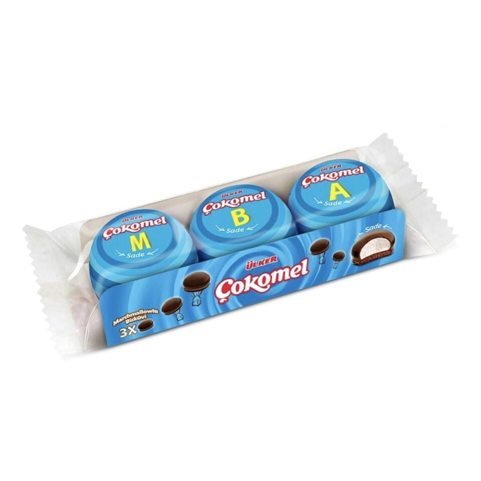 ÜLKER ÇOKOMEL 3 LÜ 36 GR SADE