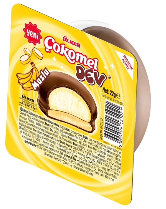 ÜLKER ÇOKOMEL DEV MUZ 22 GR