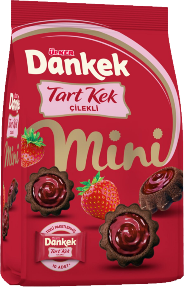 ÜLKER DANKEK TART MİNİ ÇİLEKLİ 150 GR
