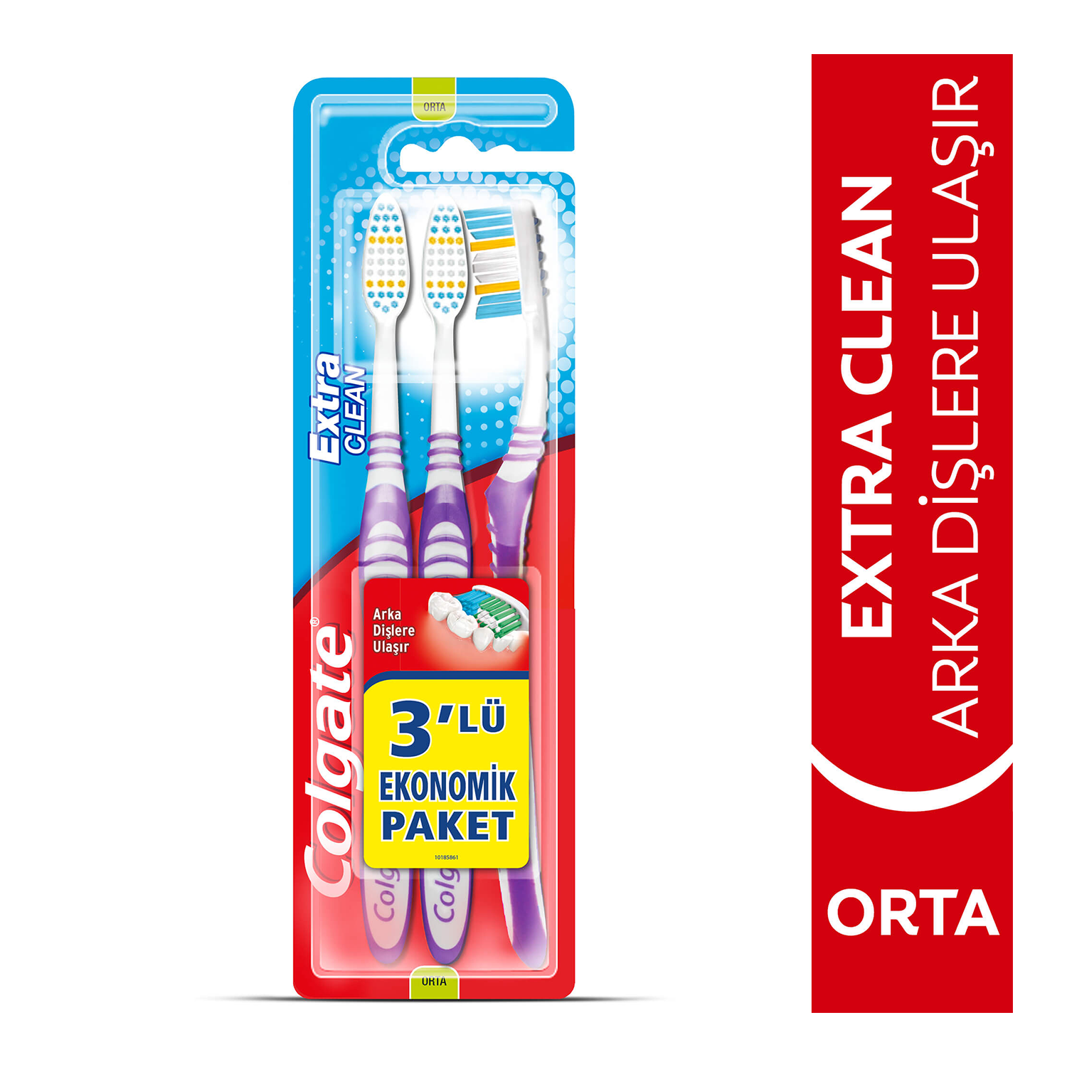 Colgate Fırça Extra Clean 3lü