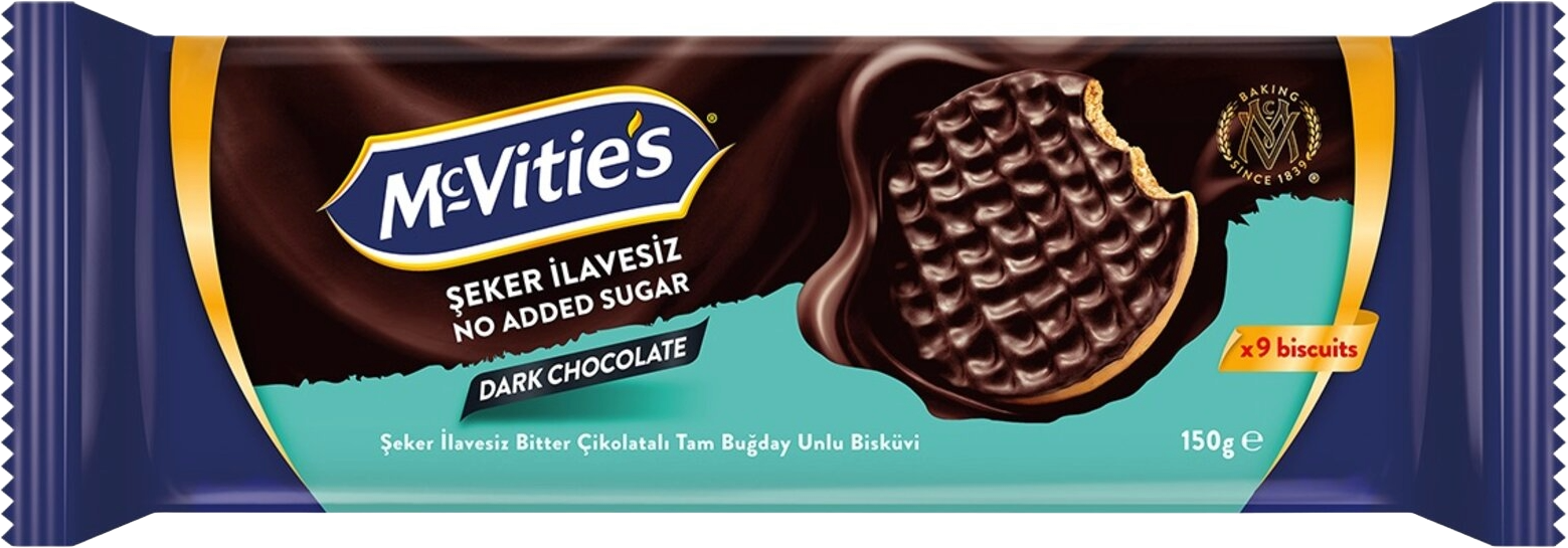 ÜLKER MCVITIES ZERO BITTER ÇİKOLATA 150 GR