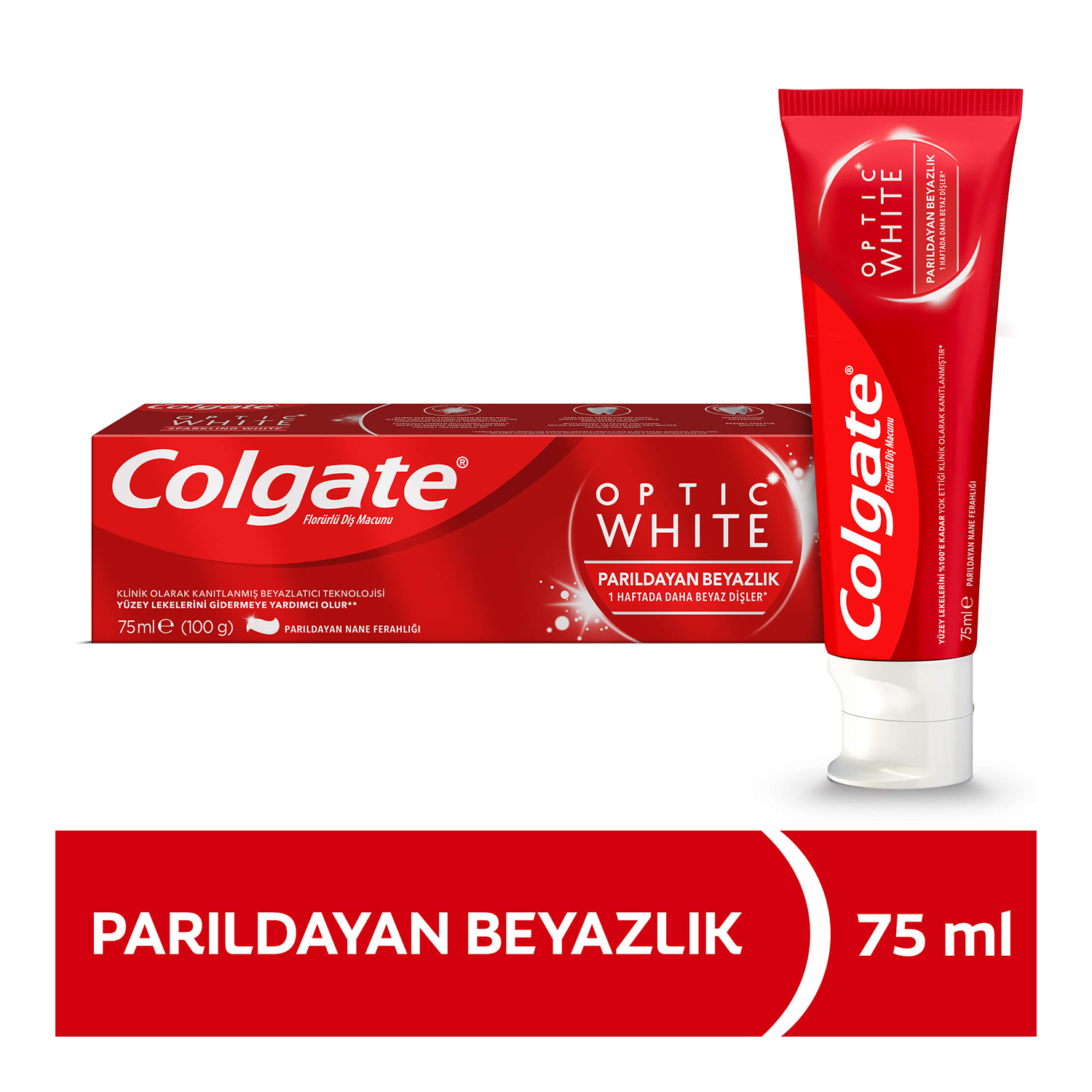 Colgate 75 ML Optik White Parlak Beyazlık