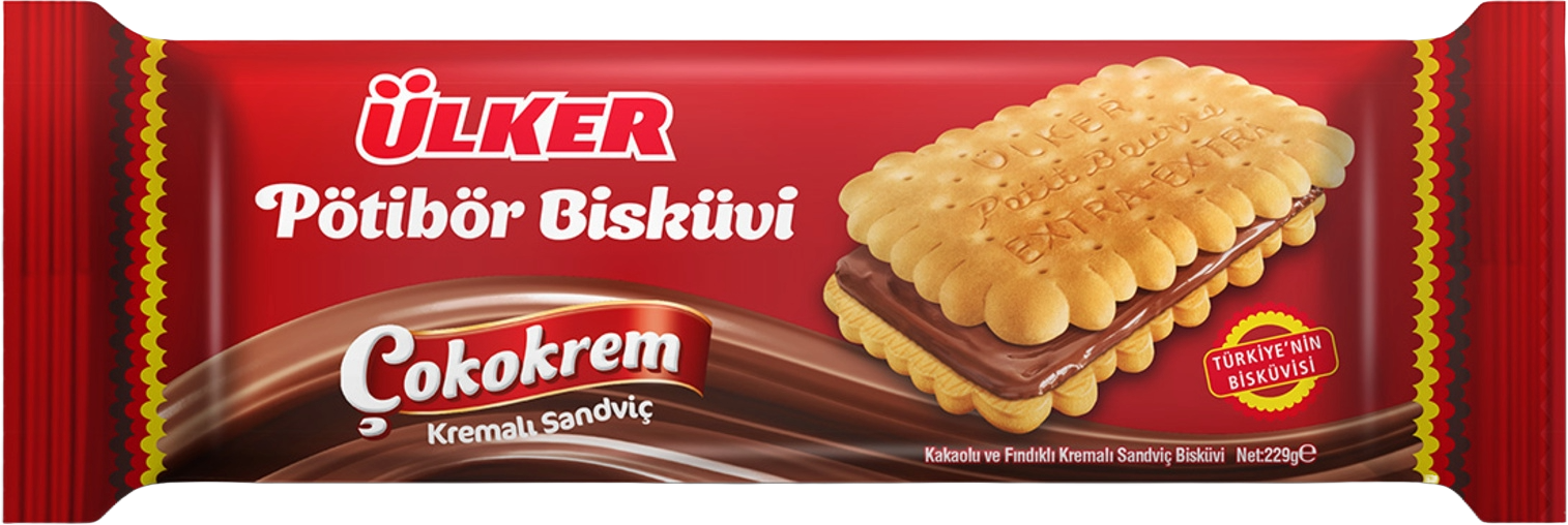 Ülker Pötibör Çokokrem Sandviç 229 Gr