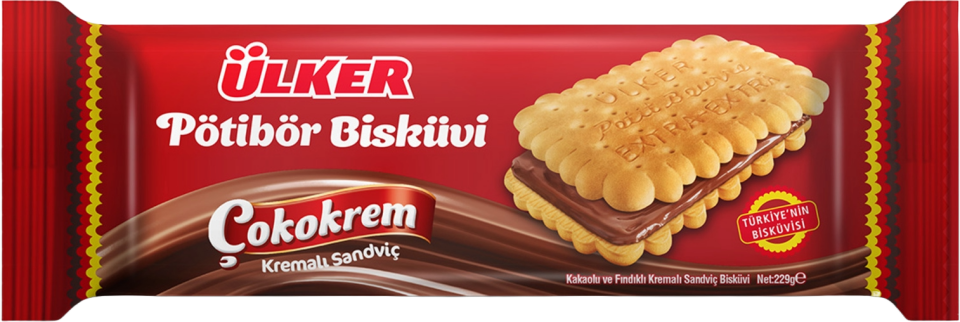 Ülker Pötibör Çokokrem Sandviç 229 Gr