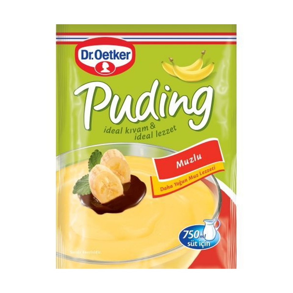 Dr. Oetker Puding Muz Aromalı 120 GR