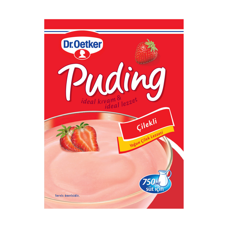 Dr. Oetker Çilek Aromalı Puding 120 GR