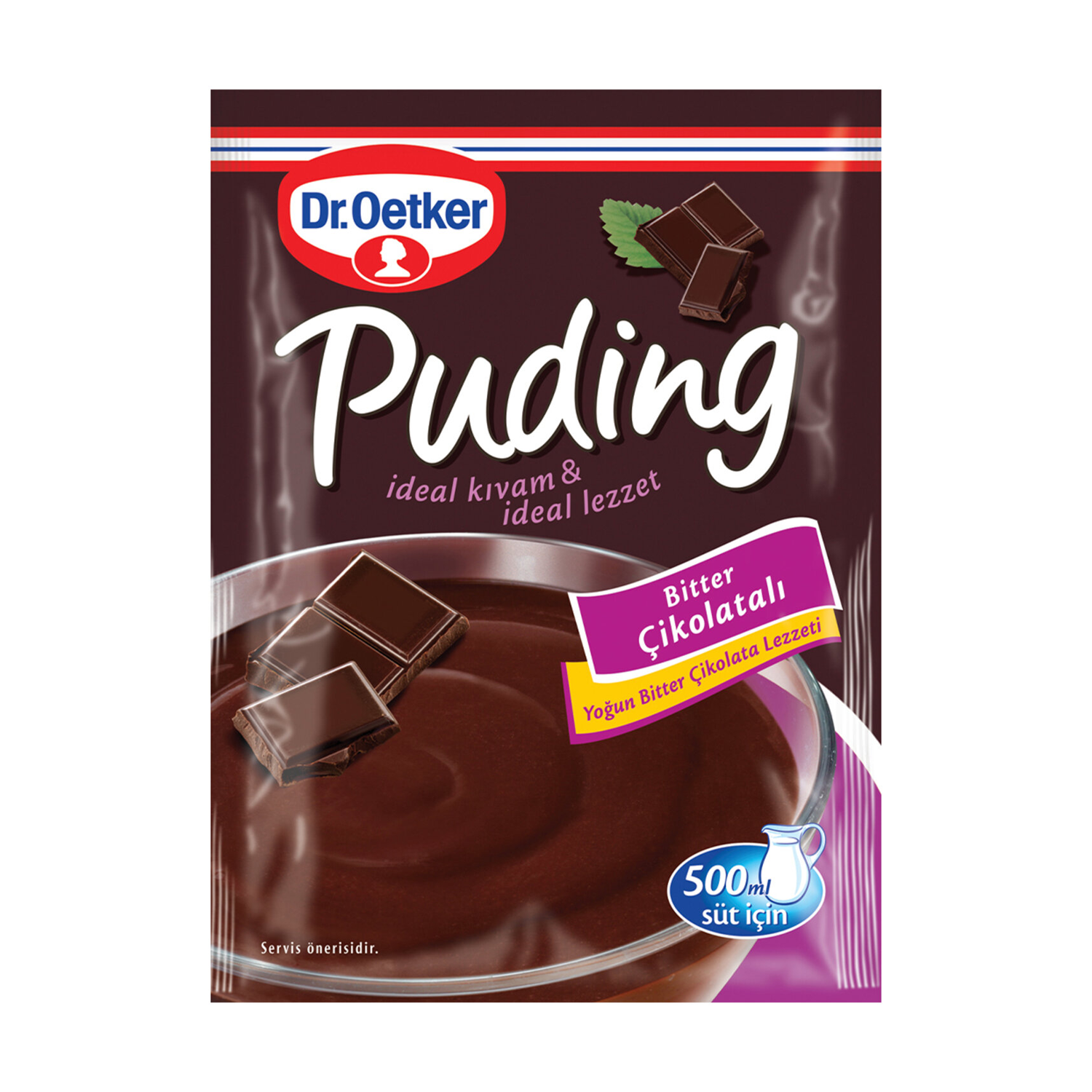 Dr. Oetker Puding Bitter Çikolatalı 110 GR