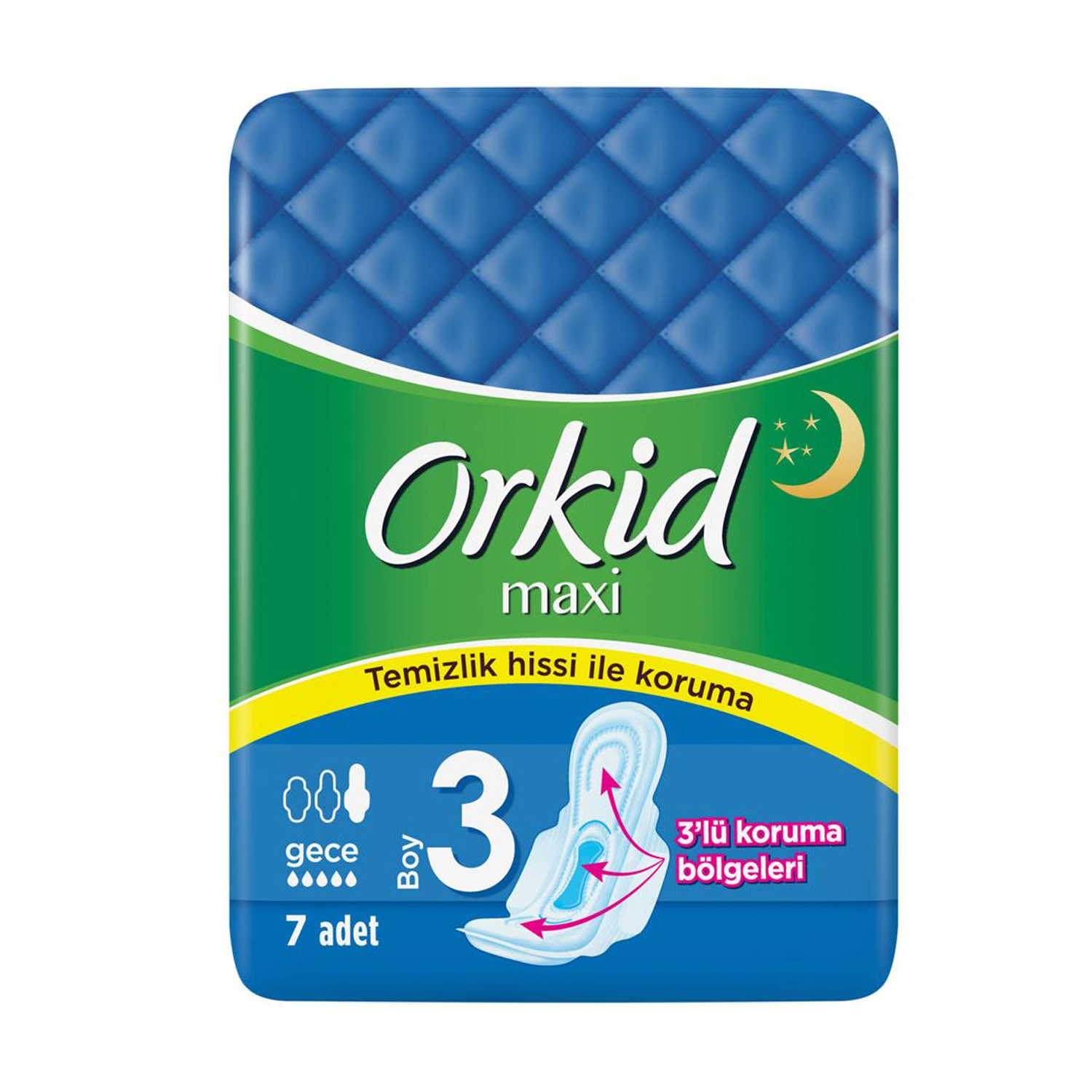 Orkid Maxi Tekli Gece 7Li