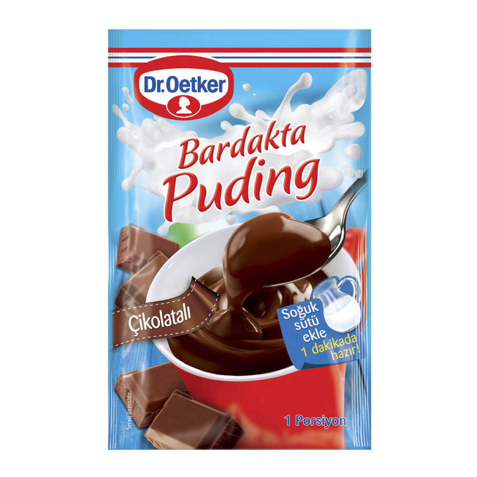 Dr. Oetker Bardak Puding Çikolatalı 33 GR