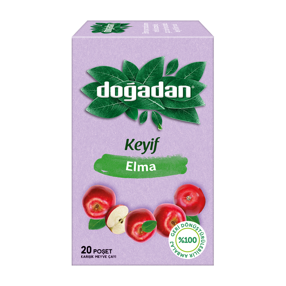 Doğadan 20 Li Elma Çayı