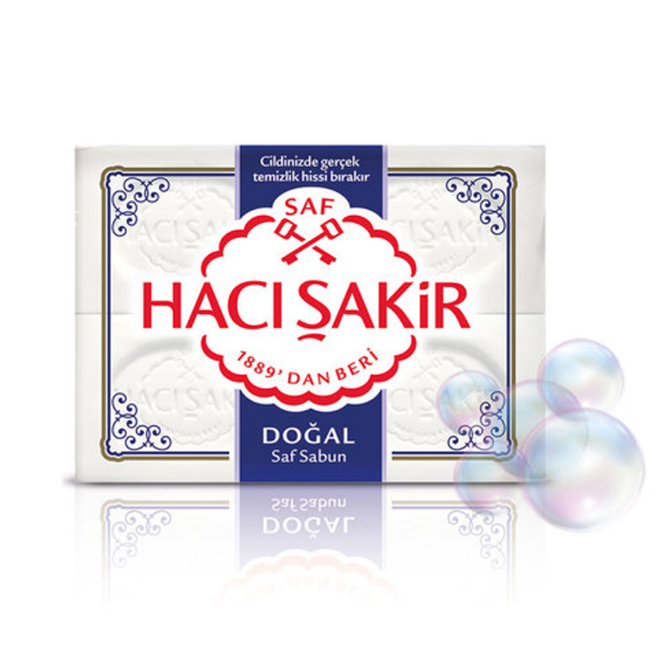 Hacı Şakir Kalıp Sabun Doğal 4x150 GR