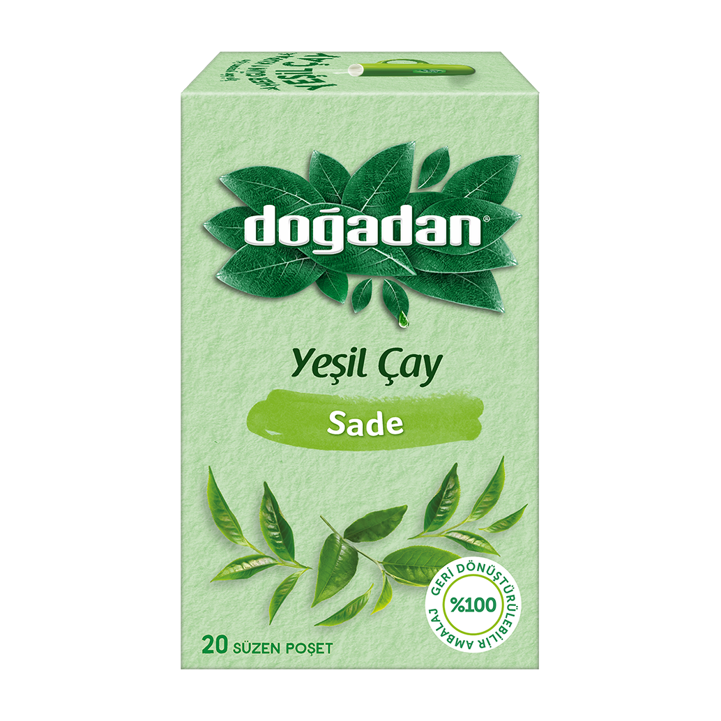 Doğadan 20 Li Sade Yeşil Çay