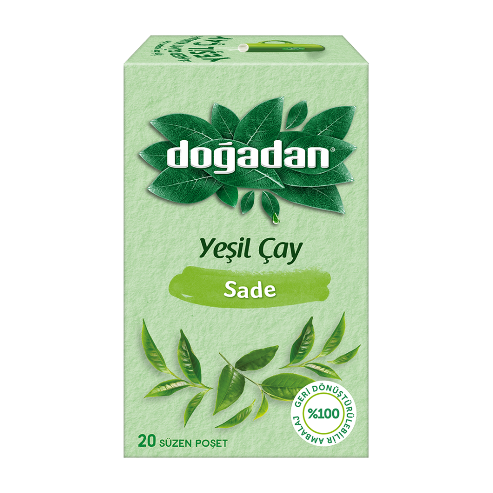 Doğadan 20 Li Sade Yeşil Çay
