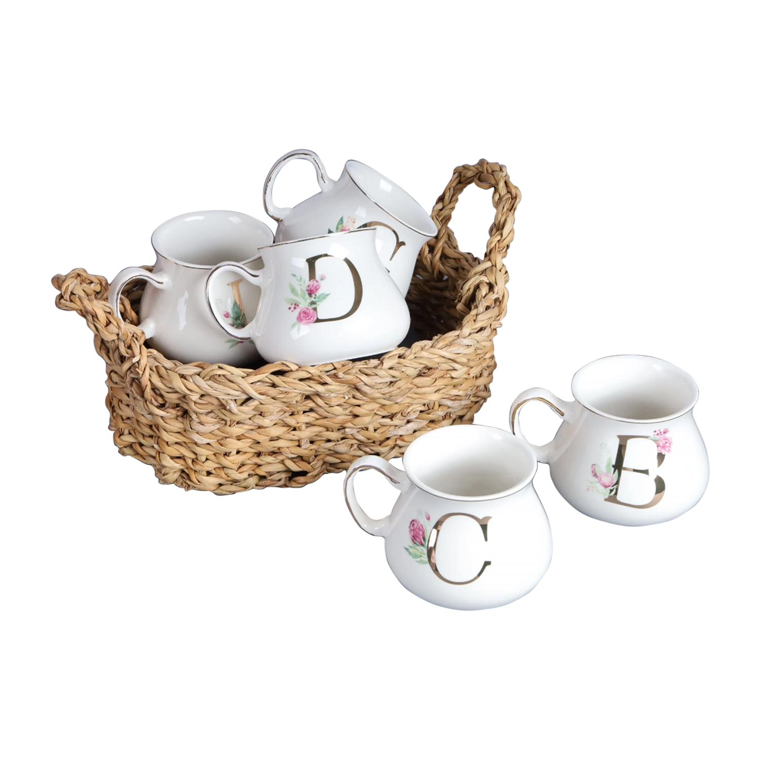 Arow Grace Porselen Harfli Kupa