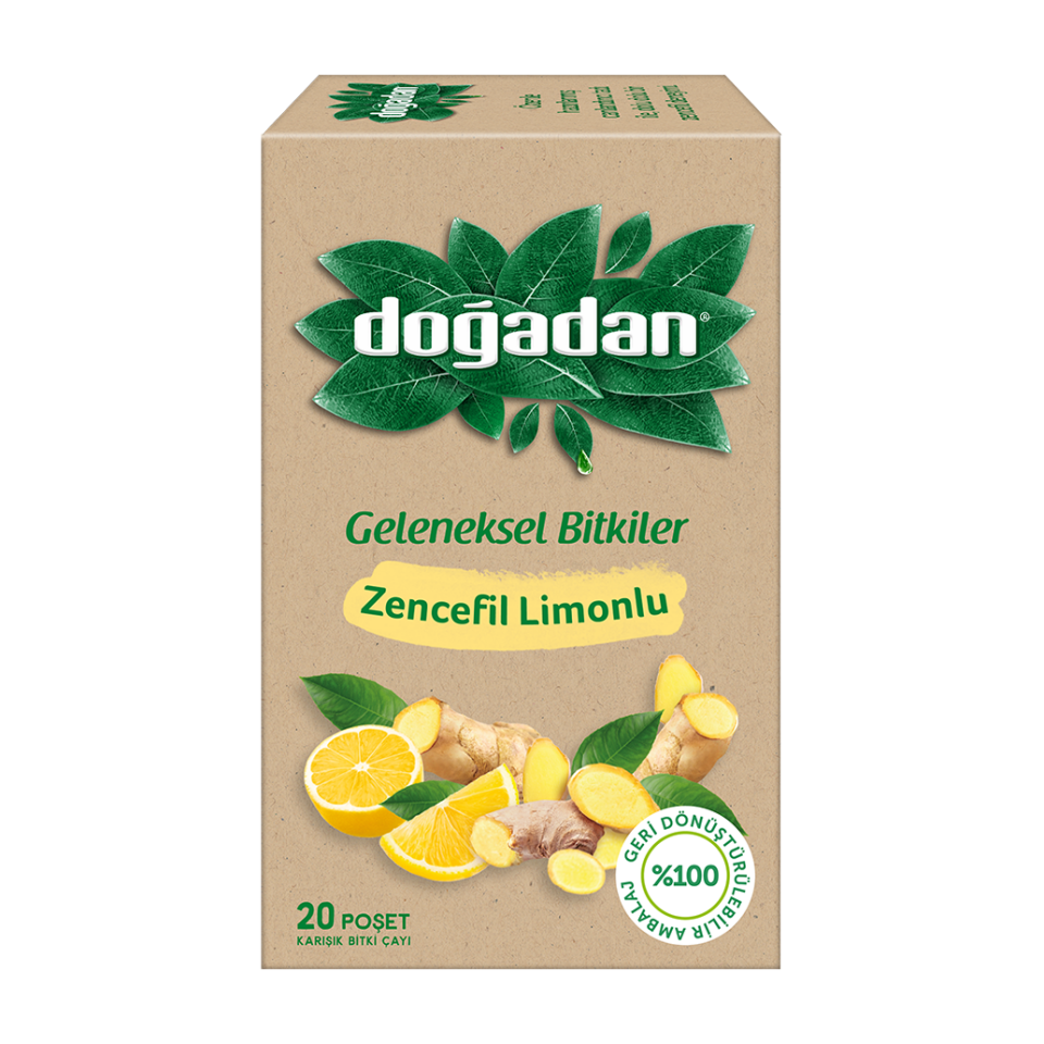 Doğadan 20 Li Zencefil Limonlu Çay
