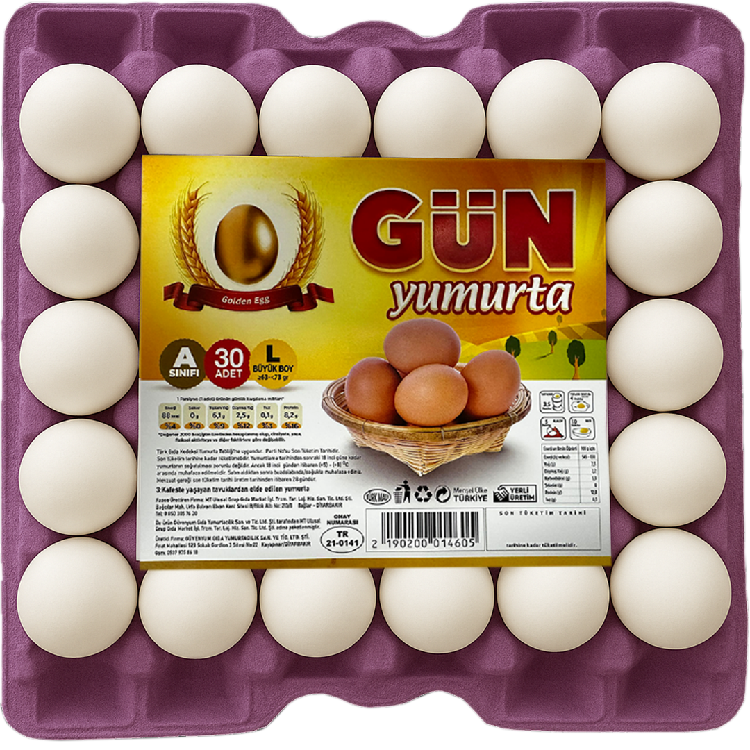 Gün Yumurta 30lu (L) Beyaz