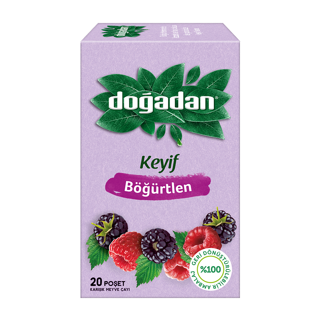 Doğadan 20 Li Böğürtlen Çayı