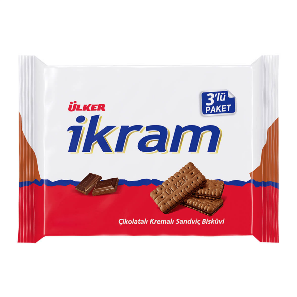 Ülker İkram Kremalı Çikolatalı 3lü 274 GR
