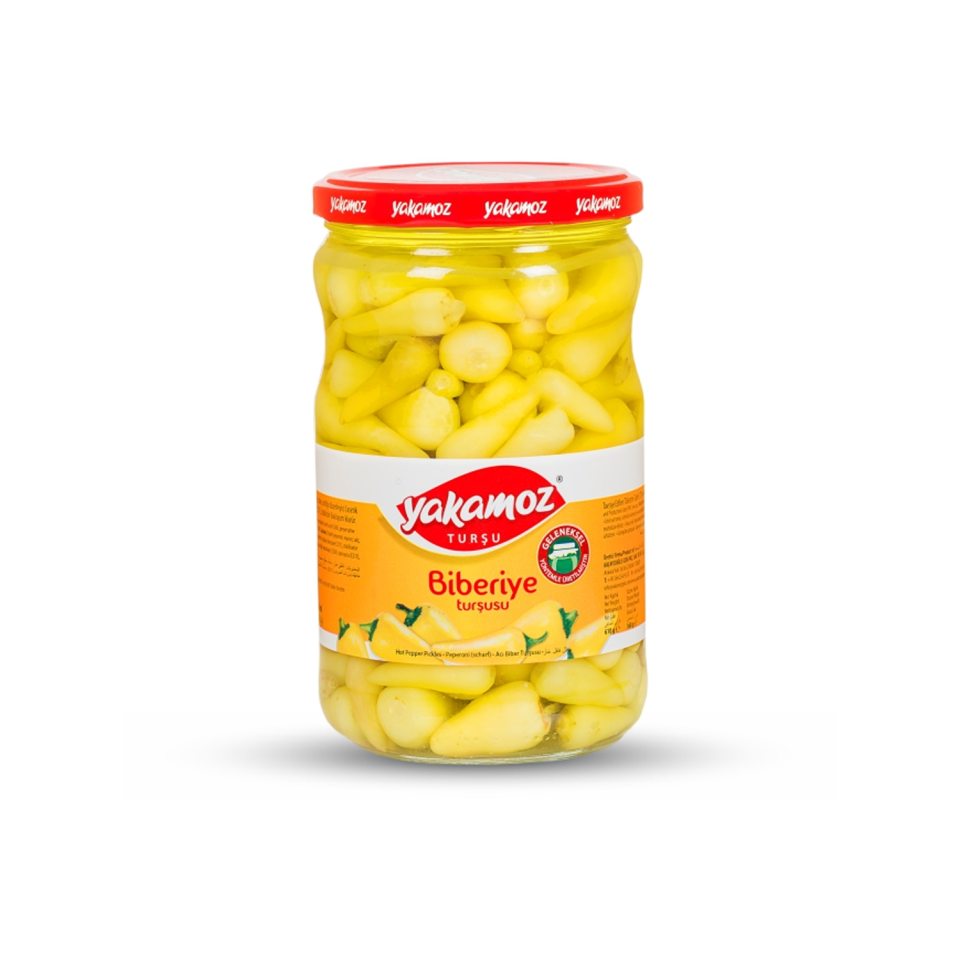 Yakamoz 720 ML Biberiye Turşusu Cam