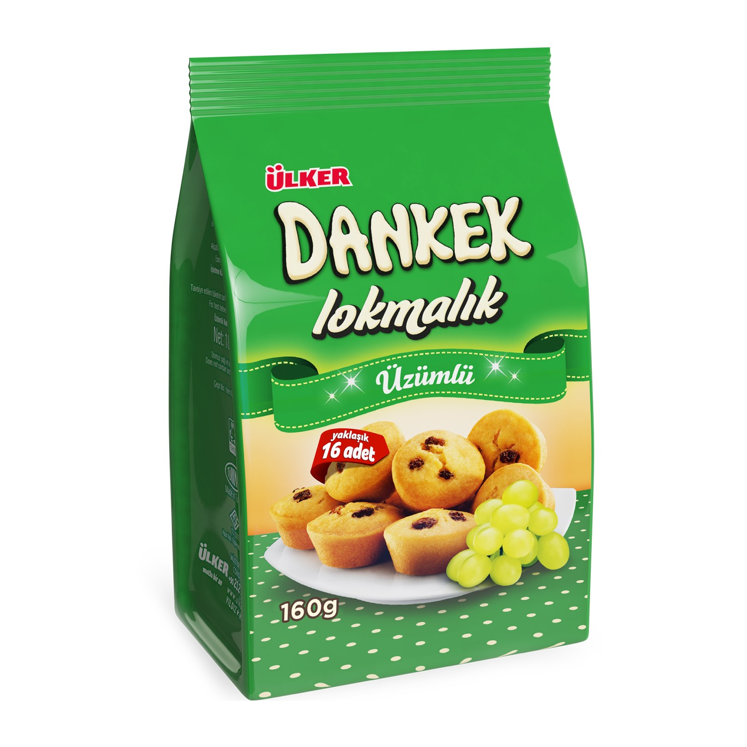 Ülker Dankek Lokmalık Üzümlü 160 GR