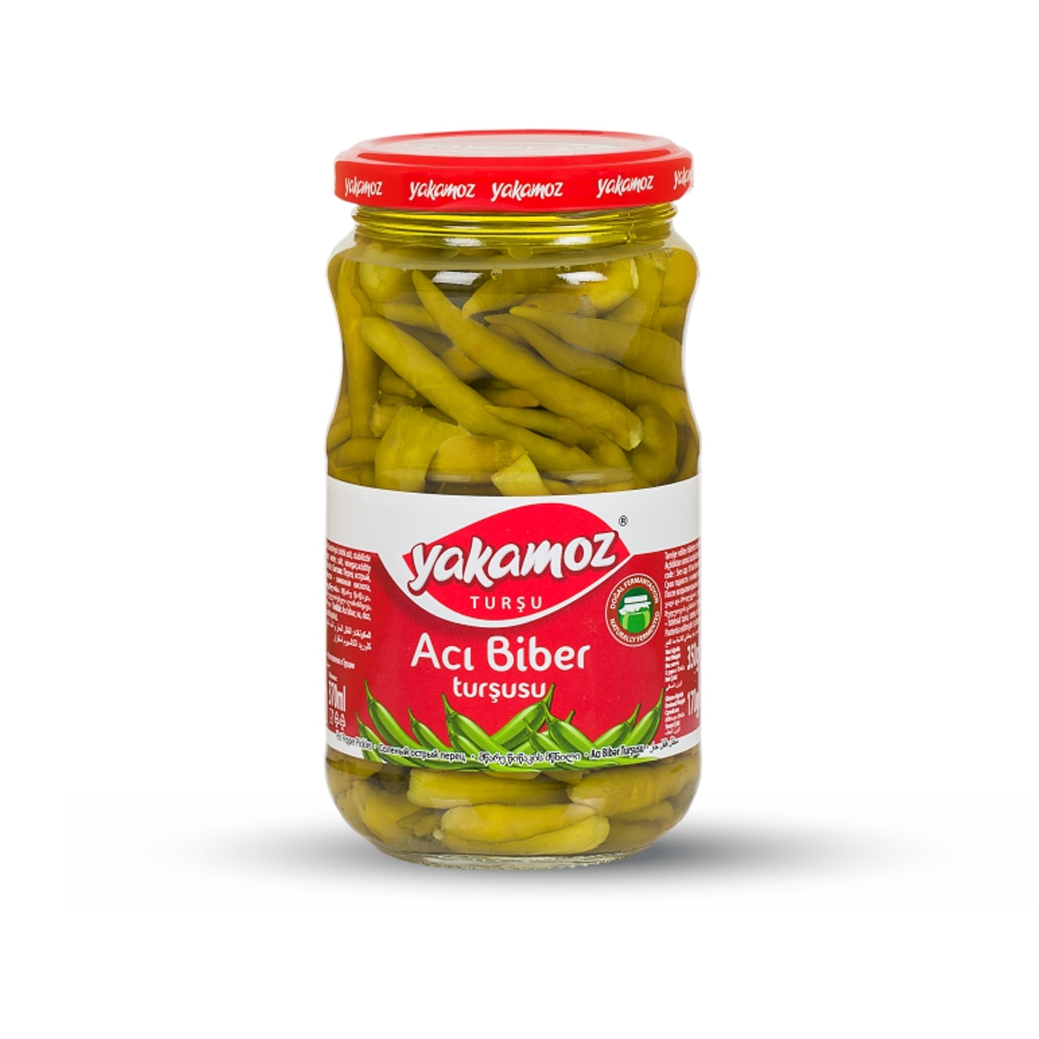 Yakamoz 370 ML Yakan Biber Turşusu Cam