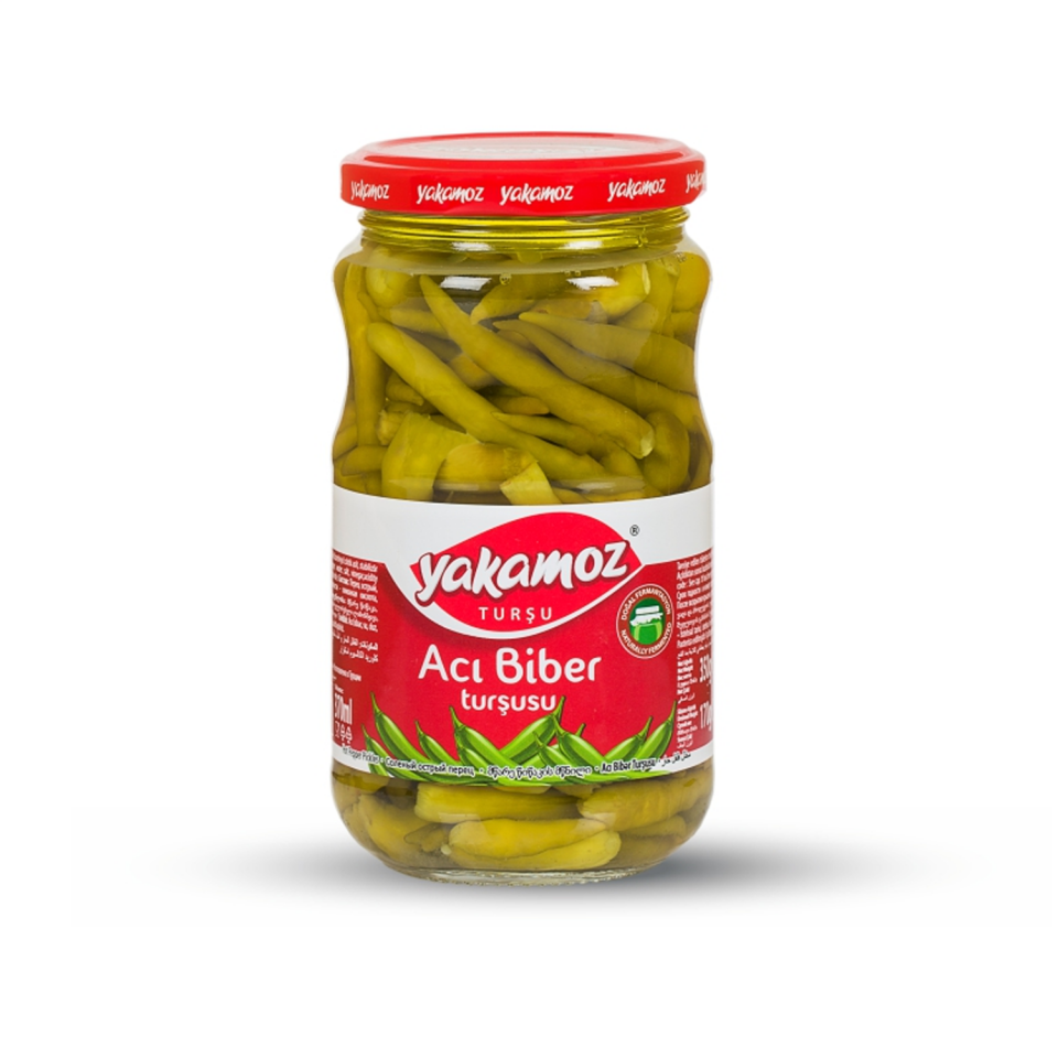 Yakamoz 370 ML Yakan Biber Turşusu Cam