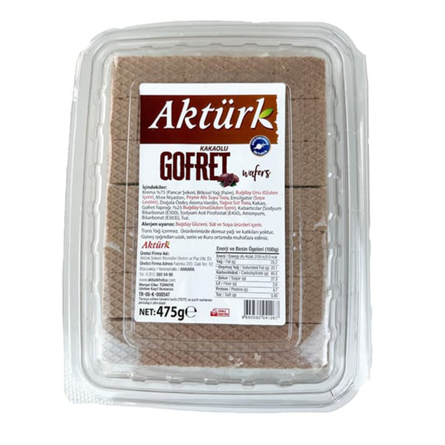 Aktürk 475 GR Kakaolu Gofret