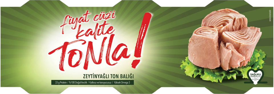 TONLA 75 GRx3 KALİTE ZEYTİNYAĞLI TON
