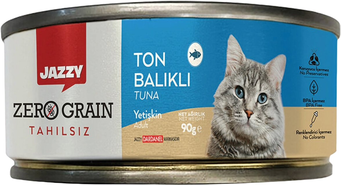 JAZZY 90 GR KEDİ MAMASI TON BALIKLI