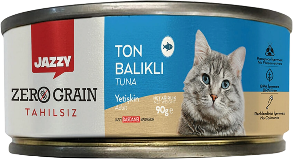 JAZZY 90 GR KEDİ MAMASI TON BALIKLI