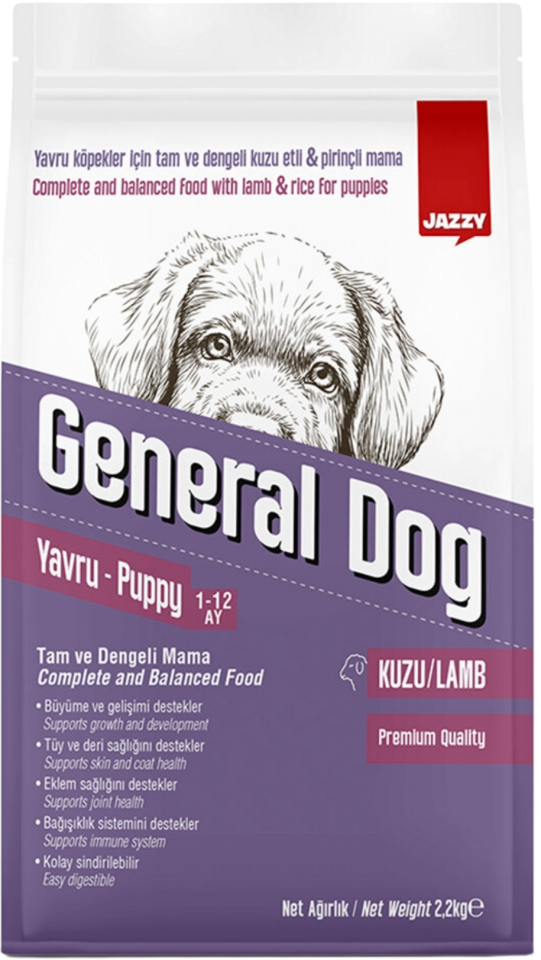 JAZZY 2.2 KG GENERAL DOG YAVRU KÖPEK MAMASI KUZULU