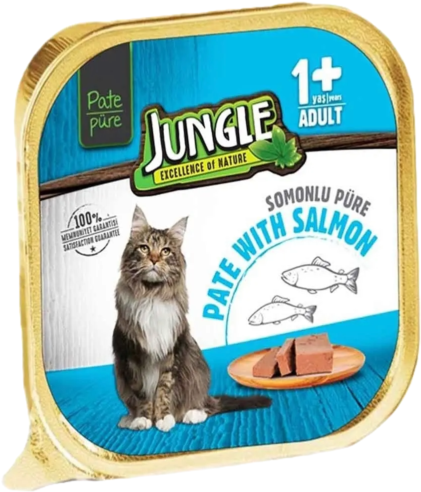 JUNGLE PÜRE YETİŞKİN KEDİ SOMON 100GR