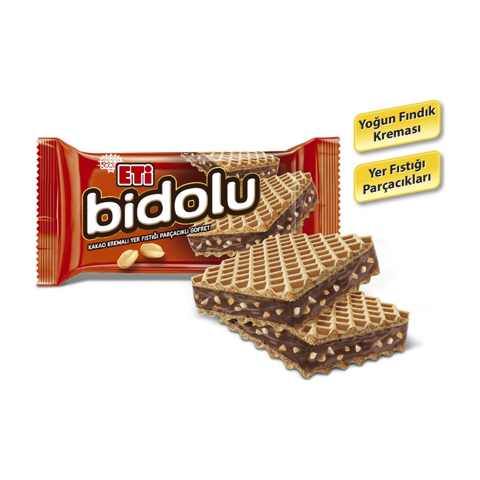 Eti Bidolu Kakao Kremalı Gofret 81 GR