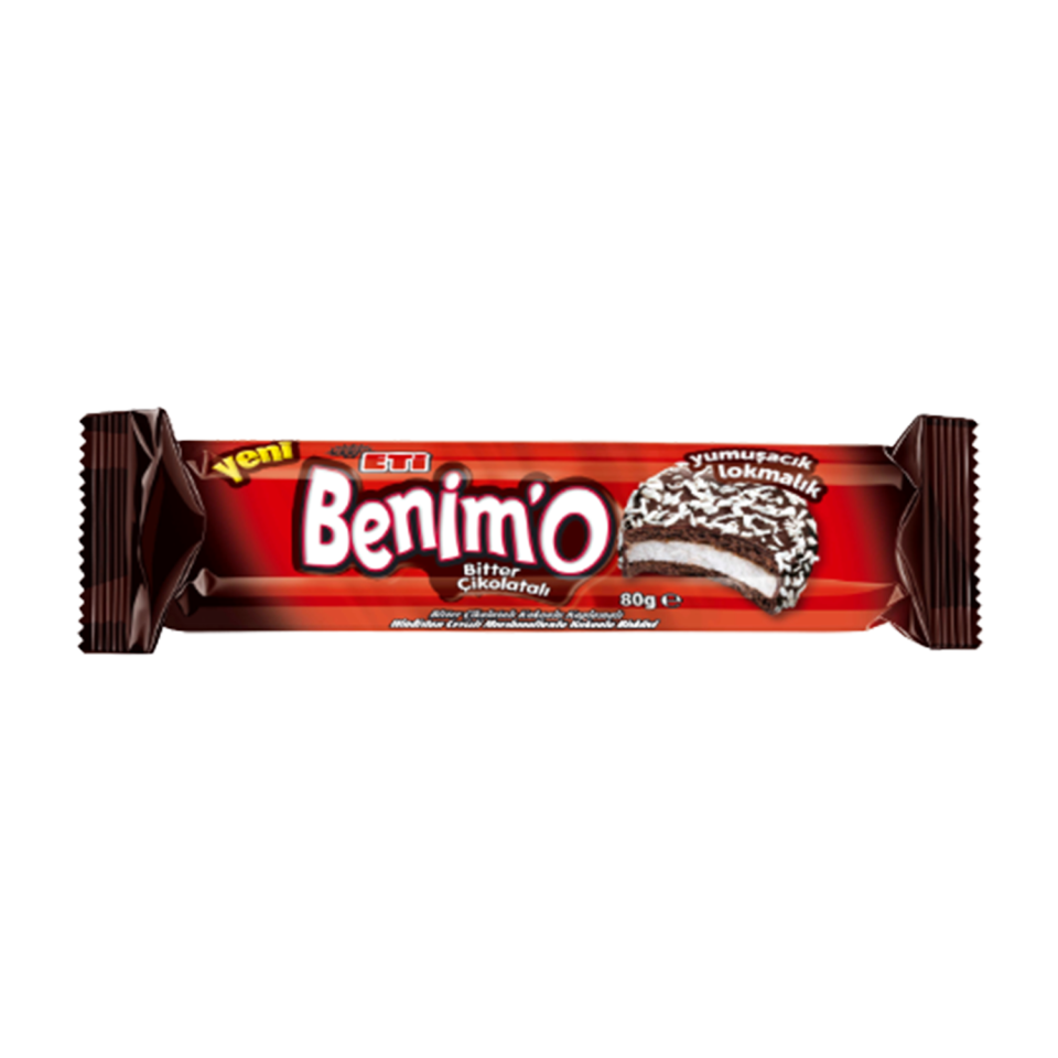 Eti Benimo Bitter Çikolatalı 80 GR