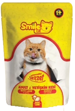 SMİLE POUCH KEDİ KUZULU 100GR
