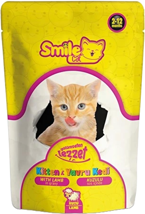 SMİLE POUCH YAVRU KEDİ KUZU 100GR